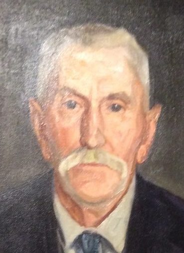 Painting of Captain Seymour Patterson in the Masters of the Sea Exhibit