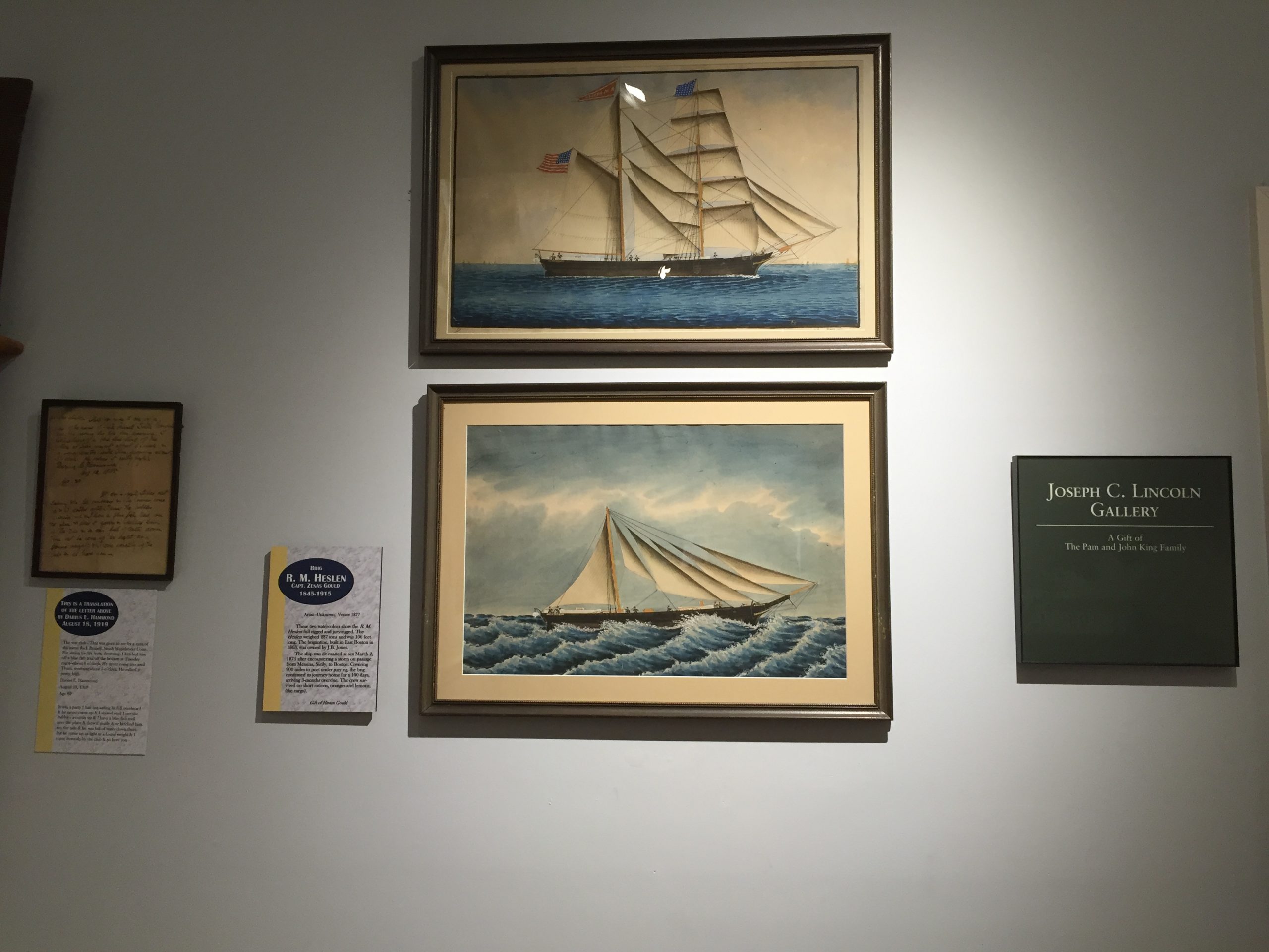 Paintings in collection at Atwood Museum
